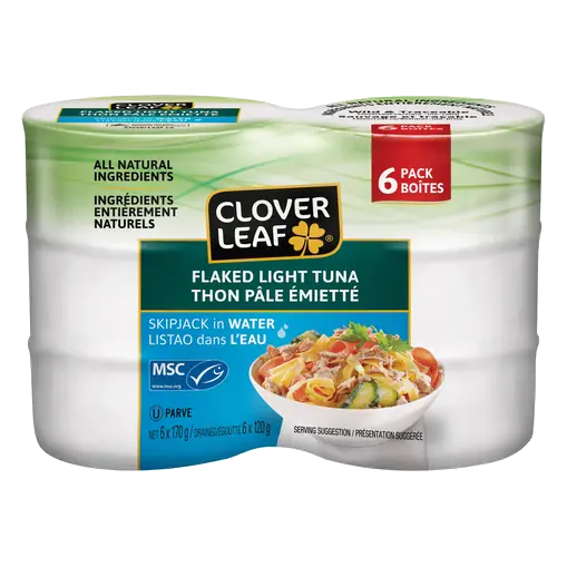Canned Flaked Light Tuna In Water 6 x 170 g