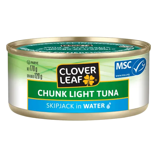 Canned Chunk Light Tuna Skipjack In Water 170 g