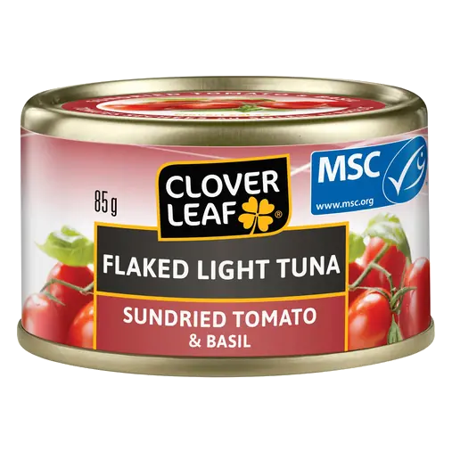 Canned Flaked Light Tuna Sundried Tomato & Basil 85 g
