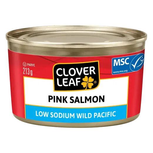 Canned Pink Salmon Wild Pacific Low Sodium 213 g