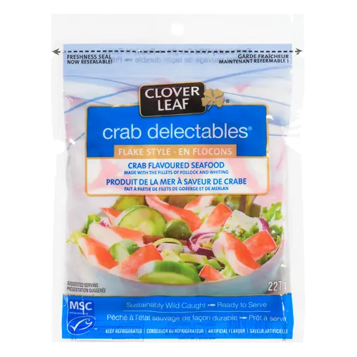 Crab Delectables Flakes Flavoured Seafood 227 g