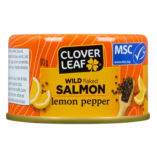 Wild Flaked Salmon Lemon Pepper 80 g