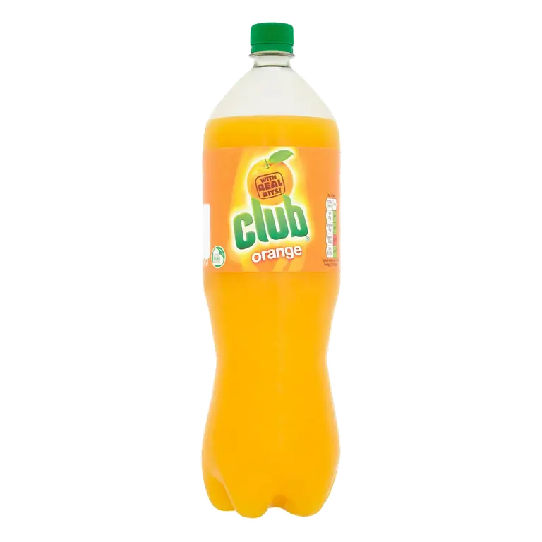 Club 1.75L Orange Soft Drink Bottle