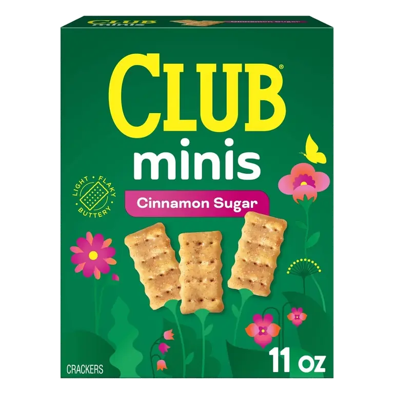 Club Minis Cinnamon Sugar, 11oz: No High Fructose Corn Syrup