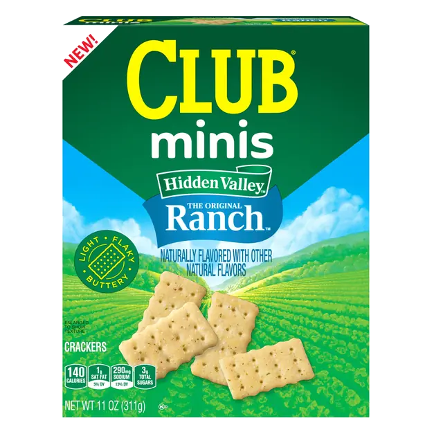 Minis Hidden Valley The Original Ranch Crackers