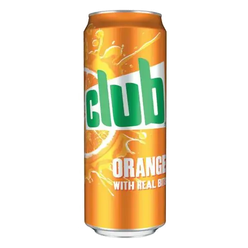 Orange Slim Can