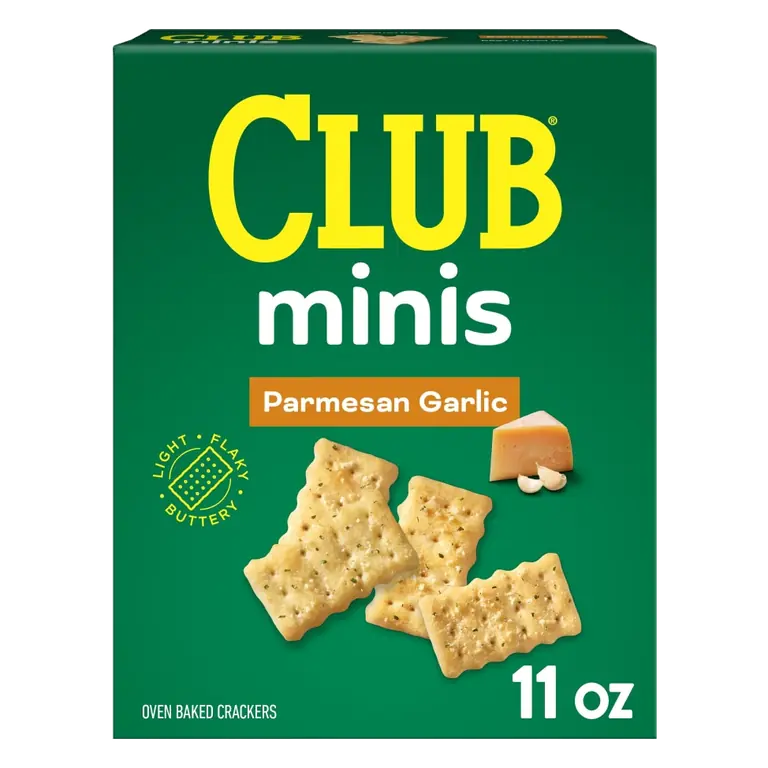Parmesan Garlic Crackers Minis