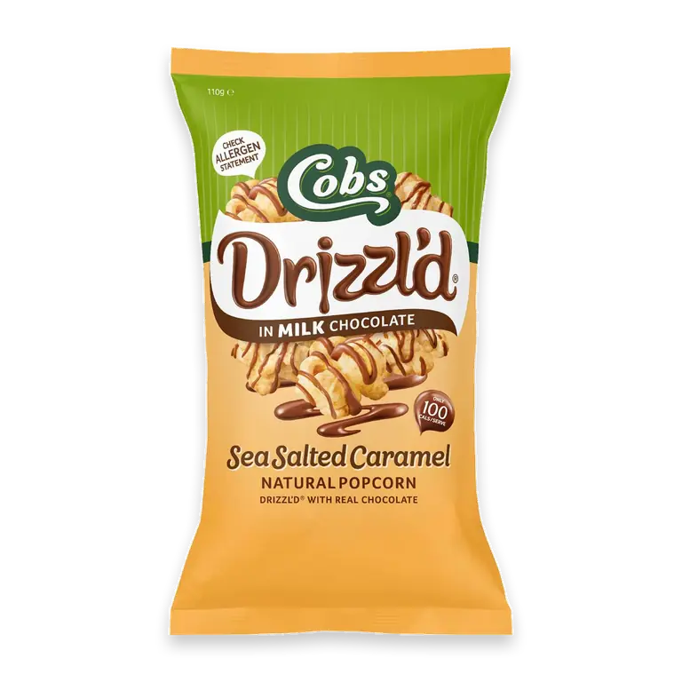 Drizzl'd Popcorn Milk Choc Sea Salt Caramel