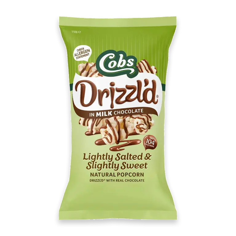Drizzled Popcorn Milk Chocolate