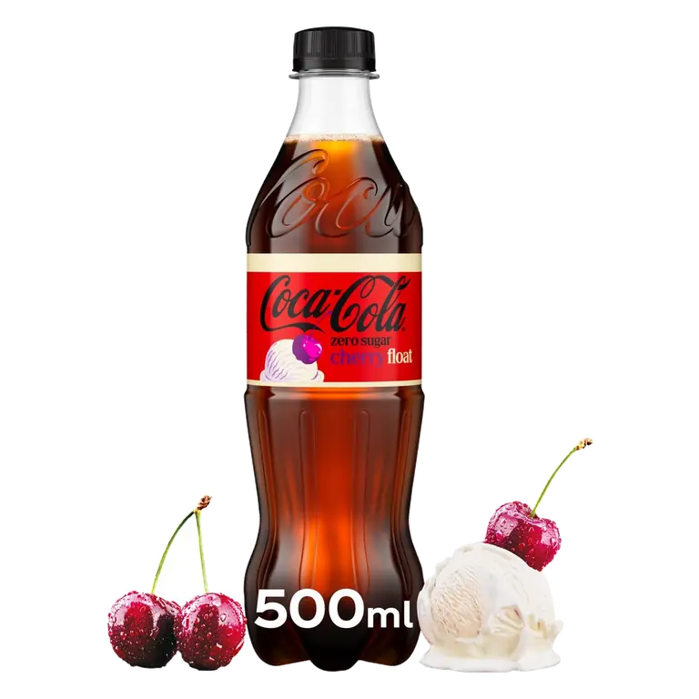 a Zero Sugar Cherry Float 500ml