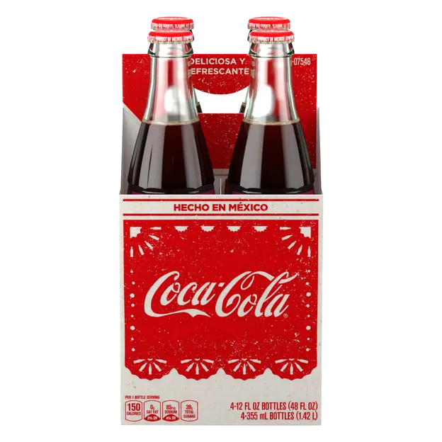 de Mexico Cola Soda - 4 pk (Glass Bottles)