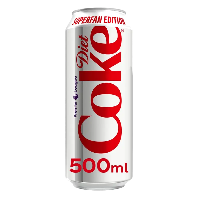 Diet Coke Cola Superfan 500ml Can