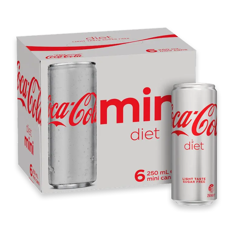 Diet Soft Drink Mini Cans