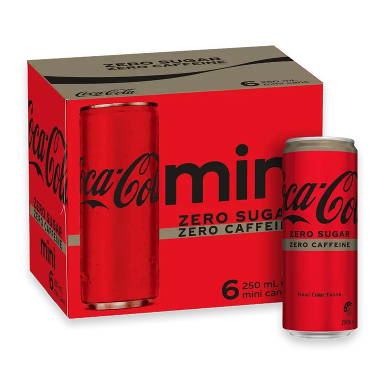 Mini Zero Sugar Zero Caffeine Cans