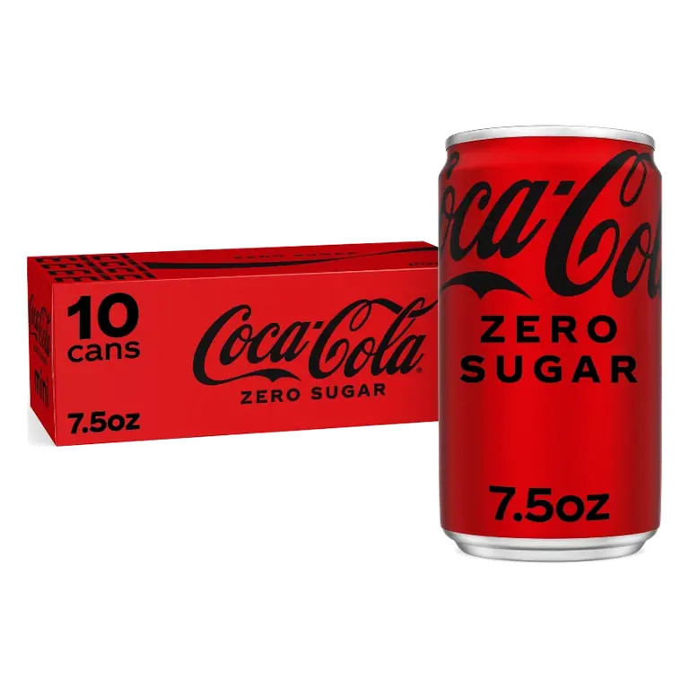Coca-Cola Zero Sugar Soda, 10pk/7.5 fl oz Mini-Cans