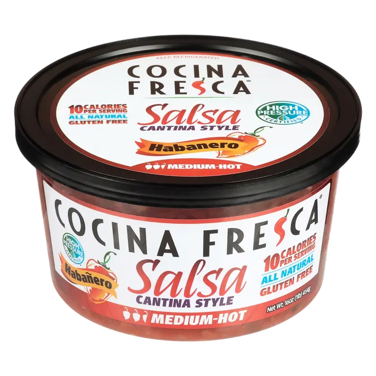 Medium-Hot Habanero Cantina Style Salsa