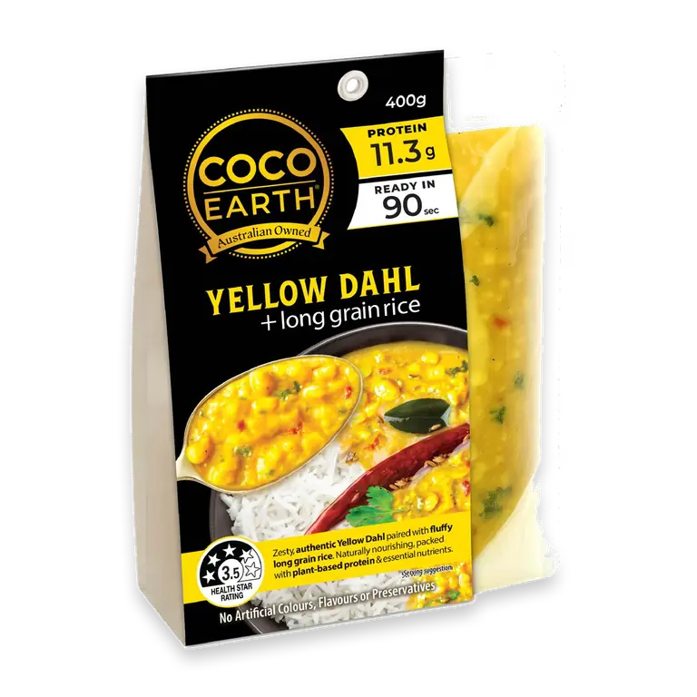 Yellow Dahl With Long Grain Rice