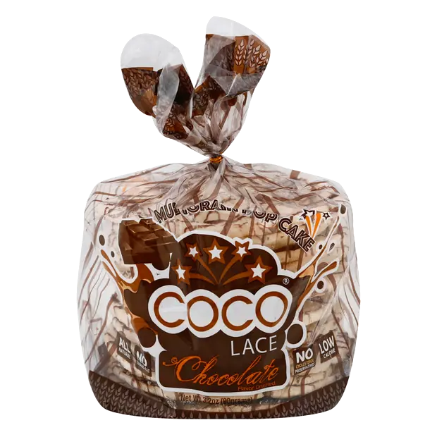 Lace Multigrain Pop Cake Coco Lace Chocolate