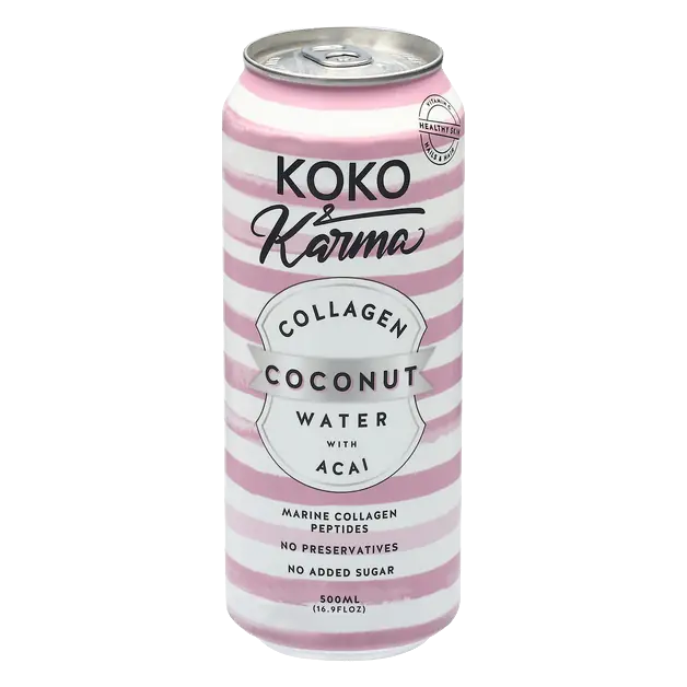 Glow Pure Coconut Water with Collagen & Acai