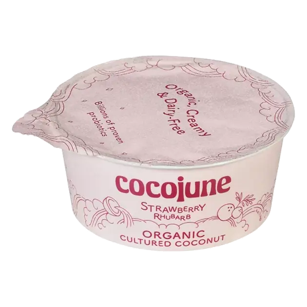 Cultured Coconut, Organic, Strawberry Rhubarb