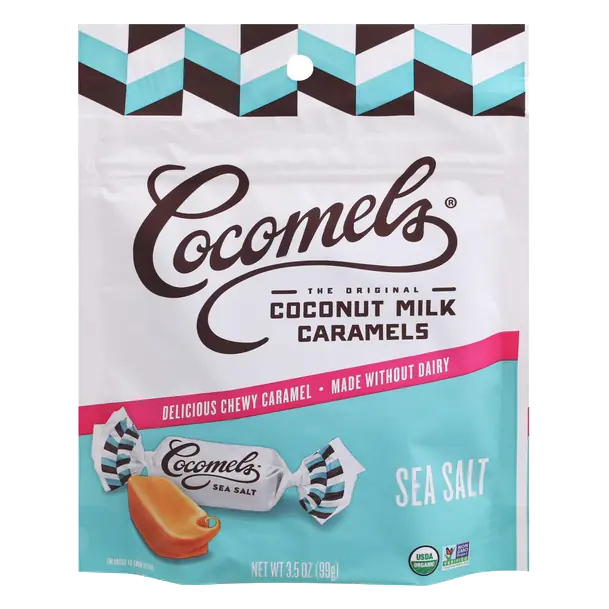Organic Coconut Milk Caramels with Sea Salt Chewy Candy