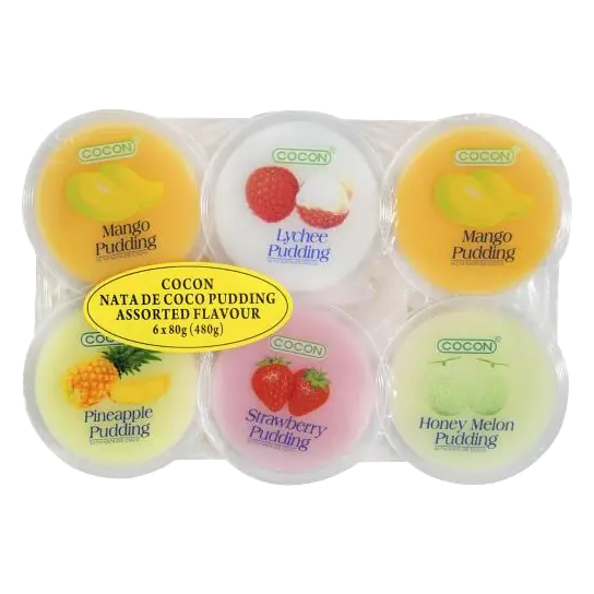 Assorted Pudding 6 Pieces
