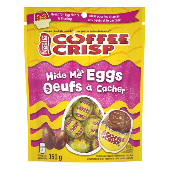 Nestle Coffee Crisp Milk Chocolate Hide Me Eggs 150 g