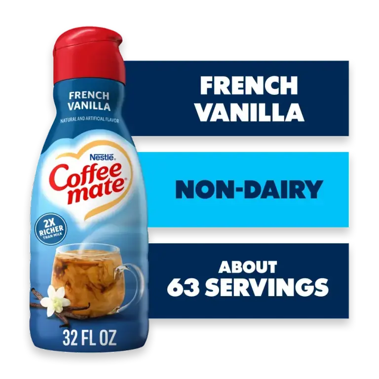 French Vanilla Flavored Coffee Creamer Non-Dairy Gluten-Free