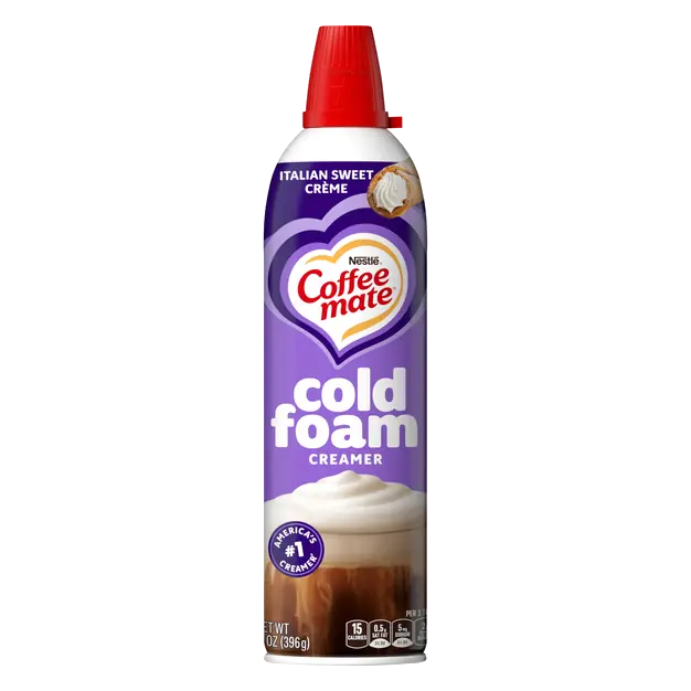 Italian Sweet Creme Flavored Cold Foam Coffee Creamer