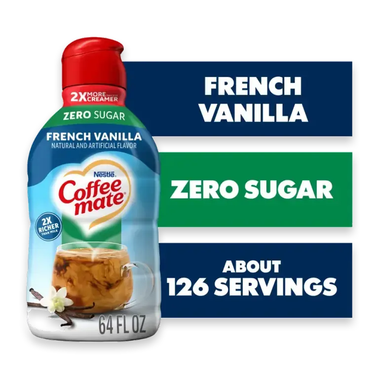Zero Sugar French Vanilla Liquid Coffee Creamer