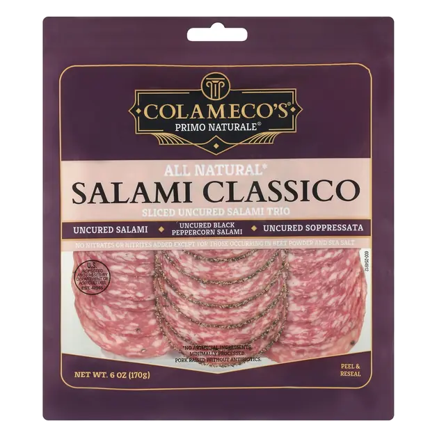 All Natural Uncured Salami Trio Sliced