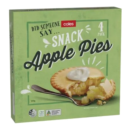 4 Pack Snack Fruit Pie Apples