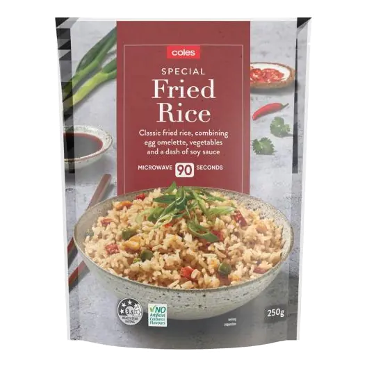 90 Sec Microwave Egg Fried Rice