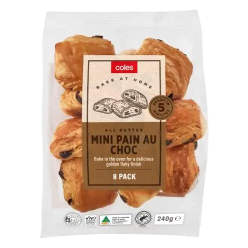 All Butter Mini Pain Au Choc 8 Pack