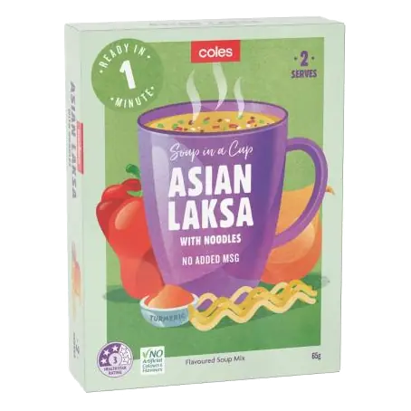 Asian Laksa Soup Serves 2