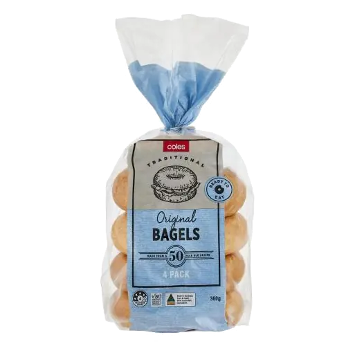 Bagels Plain 4 Pack