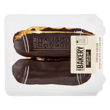 Fresh Cream Chocolate Eclairs
