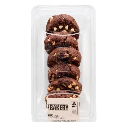 Indulgent White 40% Choc Chip Cookie