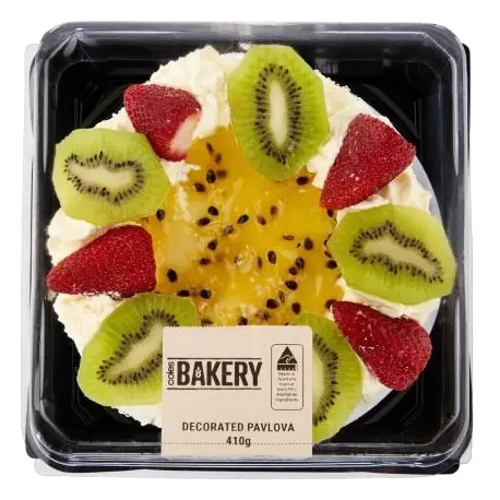 Passionfruit Decorated Pavlova