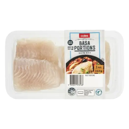 Basa Portions Skin Off 2 Pack