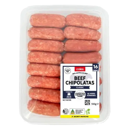 Beef Chipolatas