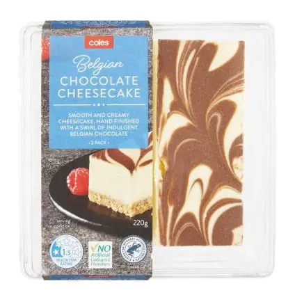 Belgian Cheesecake Slice 2 Pack