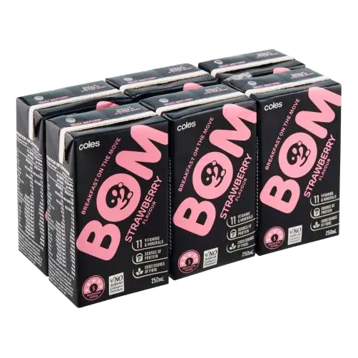 Bom Liquid Breakfast Strawberry 6x250ml