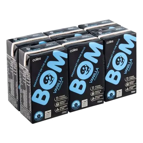 Bom Liquid Breakfast Vanilla 6x250ml