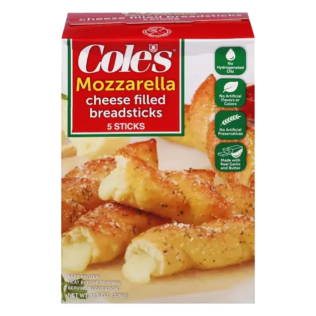 Breadsticks, Cheese Filled, Mozzarella