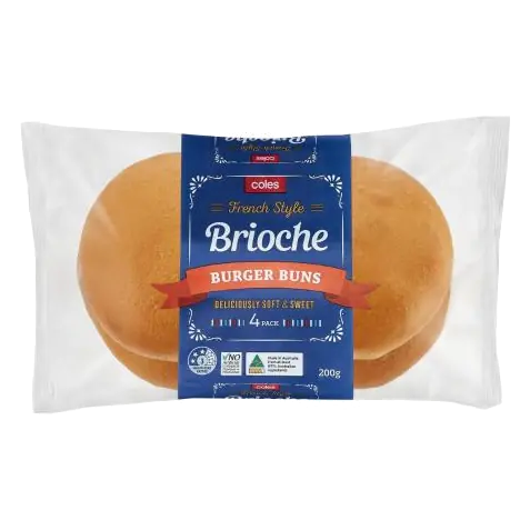 Brioche Burger Buns 4 Pack