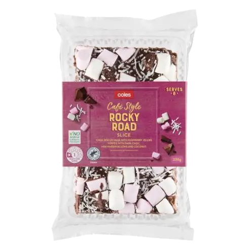 Cafe Style Rocky Road Slice
