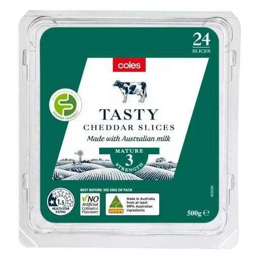 Cheese Slices Tasty 24 Pack