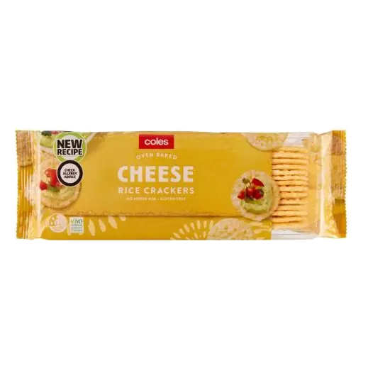 Cheese White Rice Crackers