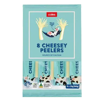 Cheesey Peelers 8x20g